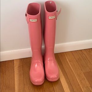 Bubblegum Pink Hunter Tall Boots